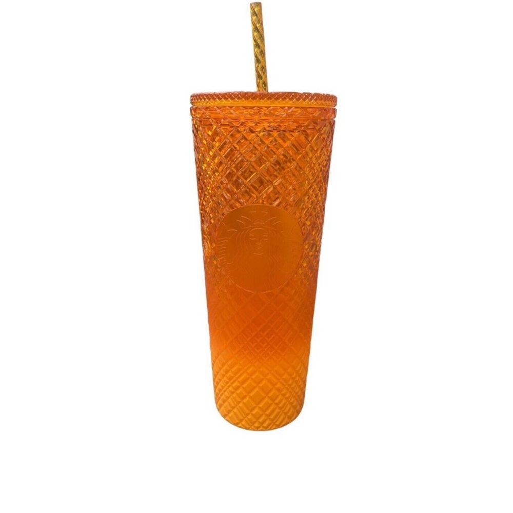 Orange ombre mango Starbucks rare vente tumbler cup